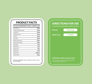 Hígado y riñones para gatos - Polvo de 4 oz 